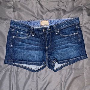 Paige canyon shorts size 28